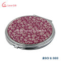 Miroirs de maquillage rouge belle fleur en vente